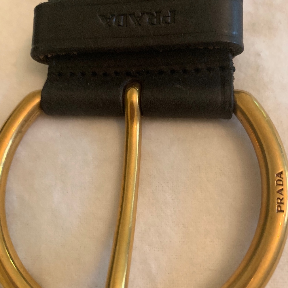 Classic barely worn Prada Belt